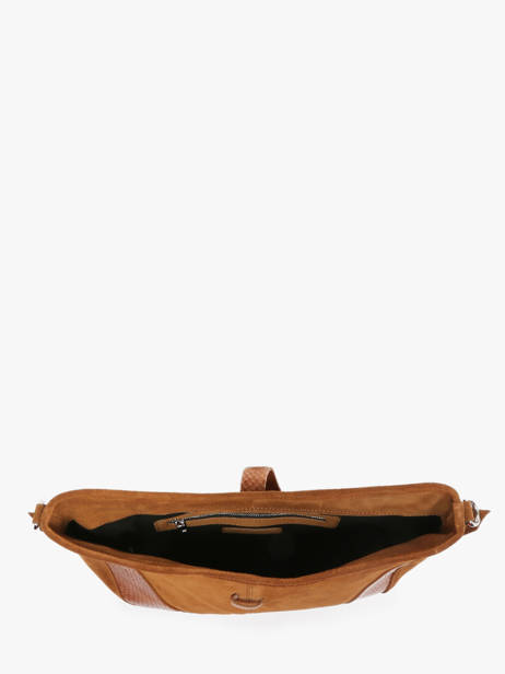 Schoudertas Luna Leder Great by sandie Beige luna SNA ander zicht 3